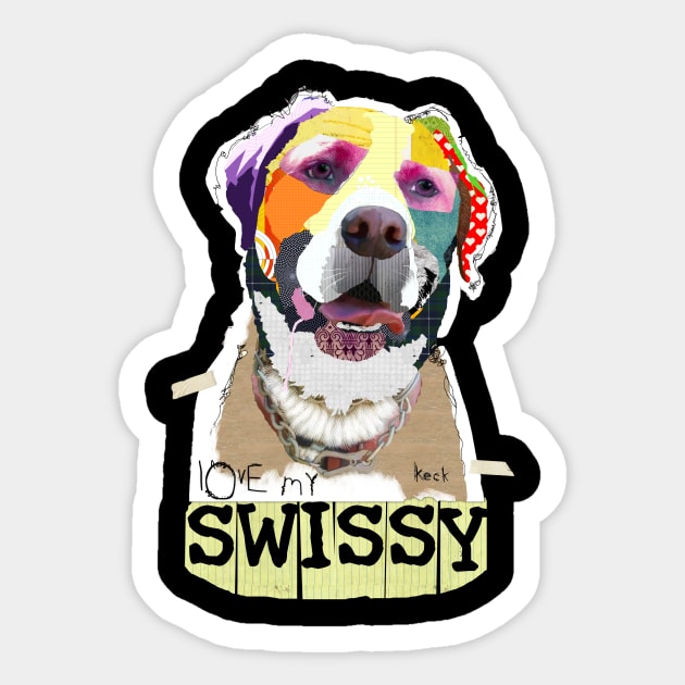 Swissy Sticker by michelkeck